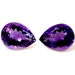 ลูกแพร์พลอยอเมทิสต์ธรรมชาติจาก100% อัญมณีบราซิลที่มีค่าสำหรับเครื่องประดับใช้เป็นจำนวนมาก - Product Image 3