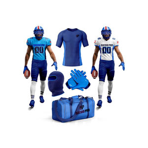 Servicio OEM para Jóvenes, Paquetes de Uniformes de Fútbol Americano con Sublimación Completa, Conjunto de Camiseta y Pantalones para Prácticas y Juegos, Ropa Deportiva - Product Image 1