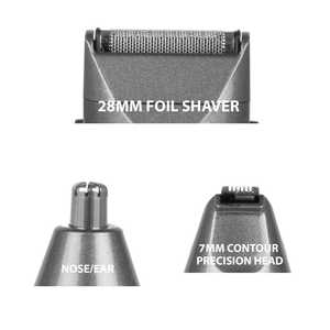 Kit de toilettage rechargeable multi-têtes avec lame en céramique pour tondeuse et soins personnels - Product Image 2