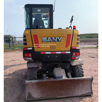 Mini-excavatrice SANY SY65W PRO 90 % neuve, 6 tonnes, équipement de construction chinois, moteur, engrenage, pompe, roulement, garantie 1 an, 2022