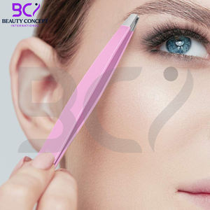 Pinzas de Acero Inoxidable con Punta Inclinada para Depilar Vello Encarnado y Dar Forma a las Cejas - Herramienta de Belleza Diaria Duradera - Product Image 5
