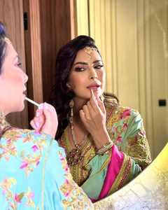 Caftán marroquí Georgette de color ártico, estilo informal hecho a mano para bodas, compromisos, fiestas musulmanas Eid - Product Image 4