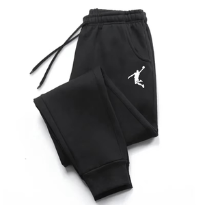 Men's Casual Pants Autumn Winter <b>Fleece</b> Sweatpants Men Running Jogger Sports Gym <b>Trousers</b> Fashion Workout Long Pants - Product Image 1