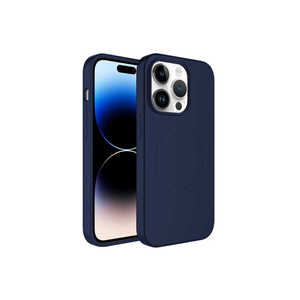 Coque en silicone compatible MagSafe pour iPhone 13 Pro Max, finition mate pastel premium Netzy, logo métallique pour la protection du téléphone - Product Image 1