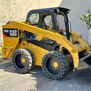Cargadora de Ruedas Mini Skid Steer 246D Usada, Certificada por la EPA, Carga Nominal de 5 Toneladas, Motor Diésel, Caja de Cambios, Equipo de Construcción - Product Image 3