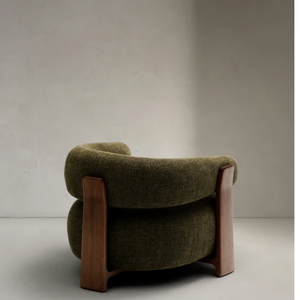 Nordic style single chair with comfortable soft foam <b>can</b> be used for living room and family room to add elegance chair. - Product Image 4