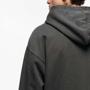 custom Men's zip up hoodies Streetwear <b>drop</b> shoulder heavy weight Cotton Pullover <b>acid</b> washde sweatshirts hoodie for men - Product Image 3