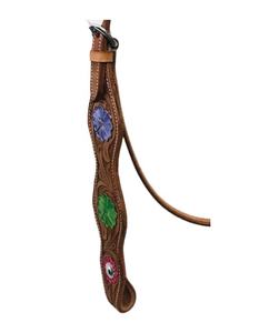 Vente en gros de têtière Western en cuir véritable pour l'équitation Conception de couleur sculptée Meilleure qualité Prix compétitif Équestre - Product Image 4