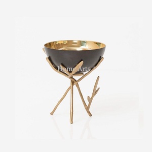 หัวเผาเครื่องหอมทองเหลืองสีทองและสีเงินสำหรับตกแต่งบ้านงานแต่งงาน - Product Image 5