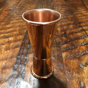 Jigger de Barra de Doble Cara con Acabado de Cobre y Acero Inoxidable, Herramienta de Medición de Cócteles de Precisión con Aspecto Elegante, Vertido Equilibrado y Preciso - Product Image 5