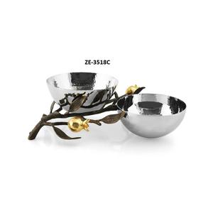 Elegant Handmade Modern Luxury Polished <b>Metal</b> <b>Bowl</b> for Living Room Dining Styling Shiny Elegant Accent safe zahid export plated - Product Image 3