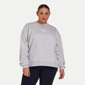 Sudadera de mujer de gran tamaño OEM de calidad en blanco más vendida tamaño real logotipo estampado personalizado cuello redondo pequeño MOQ - Product Image 3