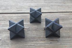 Estrella Merkaba de Turmalina Negra Tallada, Piedra Preciosa, Herramienta de Sanación Espiritual Feng Shui, REIKI, Decoración del Hogar - Product Image 4