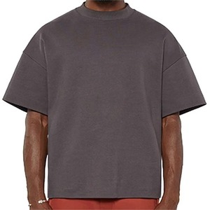 Camiseta personalizada desgastada con lavado ácido para hombre, camisetas de gran tamaño, camisetas Vintage gráficas de verano - Product Image 3