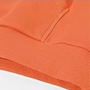Sweat-shirt à capuche orange clair, tendance, minimaliste, streetwear pour hommes, prix de gros - Product Image 3
