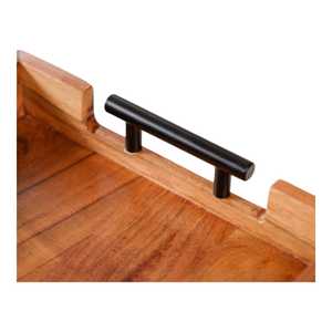 Bandejas para servir rectangulares de madera de acacia para bodas, fiestas Diwalis para pasteles, aperitivos, Mini barras de chocolate - Product Image 3