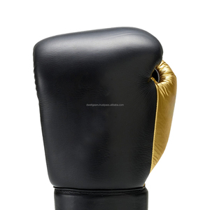 Guantes de Boxeo Personalizados OEM de Cuero Premium Transpirables y Resistentes al Viento para Sparring y Entrenamiento - Product Image 4
