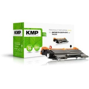Cartouche de toner alternative KMP compatible TN-2220 B-T47 pour Brother (équivalent à l'original) 2 600 pages noires - Product Image 1