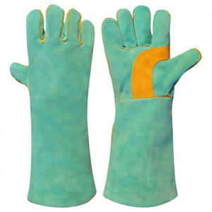 Guantes de soldadura por encargo al por mayor de calidad profesional guantes de trabajo de invierno con cuero Partido de vaca - Product Image 4