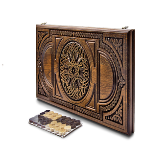 Cá Nhân Bằng Gỗ Backgammon Thiết Lập Trò Chơi Cho Gia Đình Vui Vẻ Trò Chơi Backgammon Món Quà Giáng Sinh Cho Trẻ Em Gia Đình Trò Chơi Bán Buôn - Product Image 4