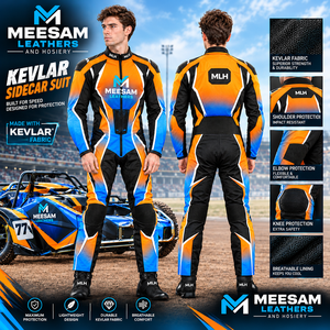 Traje de Motociclismo de Kevlar Morado para Hombre, Transpirable, Protector, de Cuero, para Pista - Product Image 2