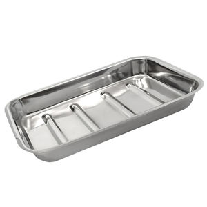 Plateau de dissection en acier inoxydable 304 de haute qualité, alimentation manuelle pour les utilisations vétérinaires, chirurgicales, médicales et de laboratoire - Product Image 2