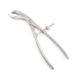 Alemán 15cm Acero inoxidable cirugía Oral hueso mejores fórceps de laboratorio médico para hueso que sostiene la fuente de alimentación Manual - Product Image 2