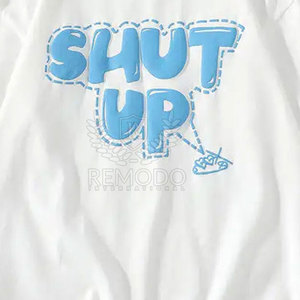 T-shirts à impression en relief pour adultes, 100% coton, légers, style unique, vente en gros - Product Image 5