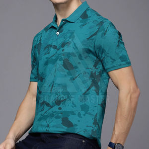 100% algodón de alta calidad hombres Polo camiseta diseño personalizado Logo impresión precio al por mayor sublimación hombres Polo camiseta - Product Image 3