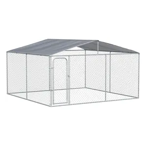 High Safety Dog House Pet Kennel Enclosure Large Chain Cage Animal House 400*400*232 (cm) on sale