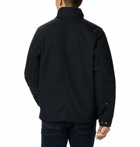 Veste d'hiver en toile à capuche pour homme de haute qualité, imperméable et coupe-vent, pour le sport et le fitness, logo personnalisé sur le devant, personnalisable - Product Image 5