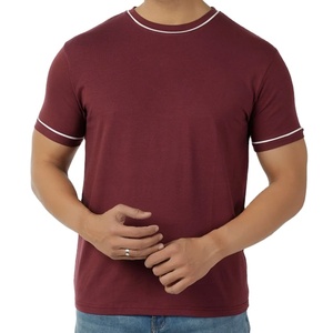 เสื้อยืดคอกลมแขนสั้นทรงเข้ารูป ยืดหยุ่นได้ ผลิตจากผ้าฝ้ายผสมอีลาสเทน เหมาะสำหรับฤดูร้อน รุ่นใหม่ล่าสุด แฟชั่นทันสมัย สำหรับทุกเพศ วางจำหน่ายแล้ว - Product Image 4