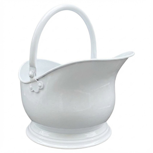 New Look Black Powder Coated Finishing Metal Coal Bucket with Handle Garden Fireplace Set & Accessories Container Bucket - Product Image 6