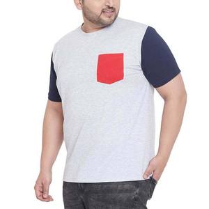 Camisetas de manga corta con bolsillo de color en contraste para ropa de hombre, ropa de verano, camisetas informales en blanco 100% de algodón para hombre, todas las tallas - Product Image 4