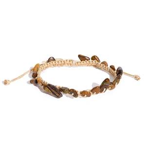 Brown Beige Querces Autumn <b>Bracelet</b> by Nays Handmade Minimalist Jewelry <b>for</b> <b>Women</b>, Stylish Gift and Fall Accessory - Product Image 1