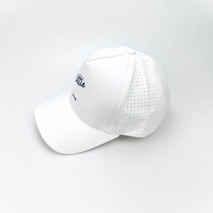 Direct Factory Sweat Wicking Band Golf Hat Custom 5 Panel Laser Cut Performance Sports <b>Cap</b> Vietnam Golf Garment Manufacturer VN - Product Image 3