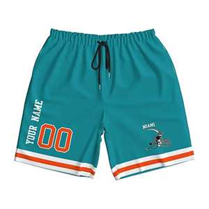 Short de basket-ball personnalisé pour hommes High Street à séchage rapide personnalisé avec nom et numéro motif solide 100% polyester brodé - Product Image 2