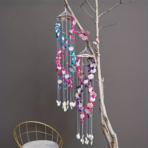 Vente en gros de carillons décoratifs à partir de coquillages naturels Carillon de coquillages le plus vendu pour la décoration intérieure - Product Image 2