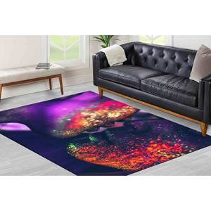 Tapis Couple Baisécultrés dans les bras : Tapis imprimé photo scintillant et sensuel, avec poils doux - Product Image 5