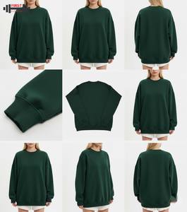 Sudadera con Capucha de Invierno para Mujer, Logotipo Personalizado en la Parte Delantera, Hombros Caídos, Manga Larga, Alta Calidad, Negra, Estilo Casual Urbano, Talla Grande - Product Image 6