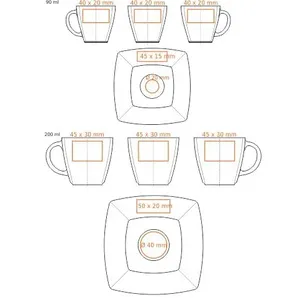 Elegante Tazza in Porcellana Personalizzata per Merchandising - Product Image 2