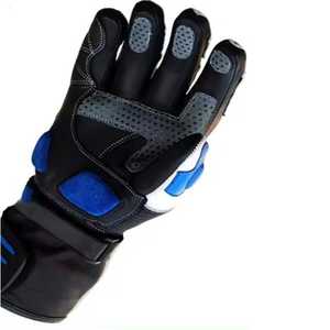 Guantes de cuero para moto Guantes de carreras Estilo retro Fibra de carbono - Product Image 6