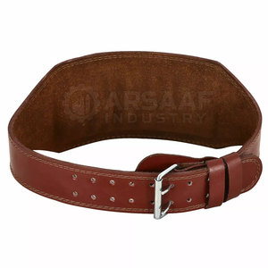 Service OEM, ceinture de musculation en cuir de haute qualité, antidérapante, réglable, robuste, pour l'entraînement en salle de sport et le soutien du dos - Product Image 2