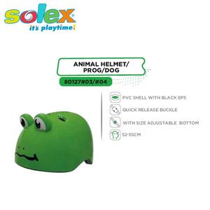Casque de protection en plastique multi-sports pour animaux, modèle grenouille, taille réglable unisexe - Product Image 2