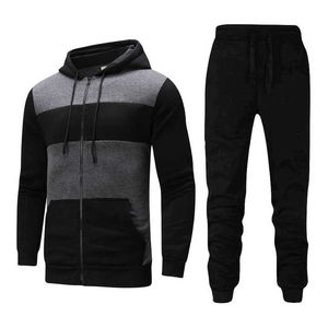 Ensemble de survêtements lourds pour hommes meilleur prix de gros vêtements de rue style séchage rapide hommes survêtement vêtements d'hiver hommes survêtement - Product Image 2