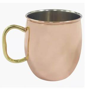 Mule en cuivre pur fabriqué à la main sans plomb Premium Quality Indian Made Minimalist Drinkware - Product Image 1