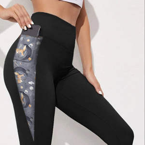 Leggings de Alto Rendimiento para Mujer, Diseño Personalizado para Entusiastas del Deporte, Transpirables, Sin Costuras, de Algodón/Fibra de Bambú, Personalizables - Product Image 4