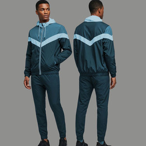 Ensemble de survêtement coupe-vent en nylon de haute qualité pour homme |   Ensemble de jogging deux pièces d'hiver en gros - Product Image 5