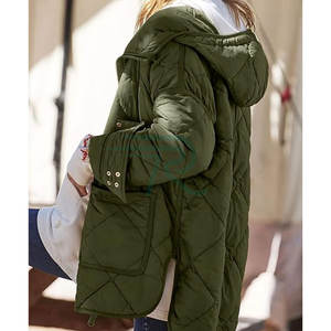 เสื้อแจ็คเก็ตกันลมกันน้ำสำหรับผู้หญิงไซส์ใหญ่ ขายส่ง แบบหนา บุใยอุ่น ระบายอากาศได้ดี มีซิป ทรงปกติ - Product Image 2