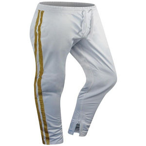 El chándal de hombre más vendido con manga de poliéster con capucha blanca Diseño de rayas laterales Bottoms activos - Product Image 3